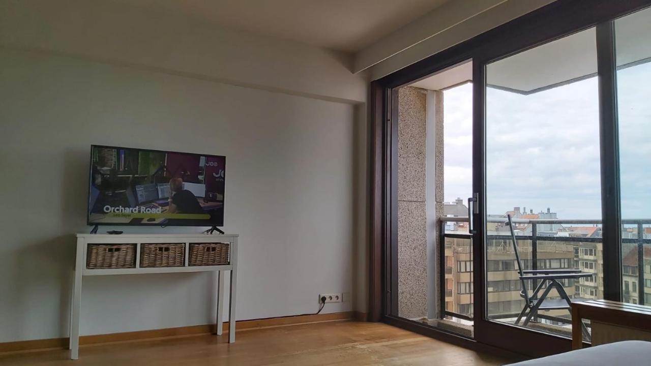 Appartement Met Zeezicht Op Het Van Bunnenplein Knokke-Heist Eksteriør bilde